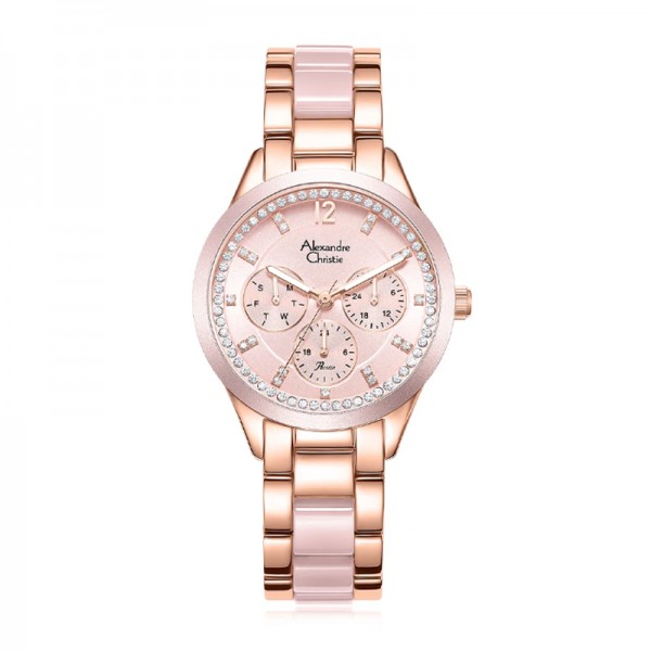 Alexandre Christie AC 2B01 Rosegold Pink BFBRGPNDR Alexandre Christie AC 2B01 Rosegold Pink BFBRGPNDR